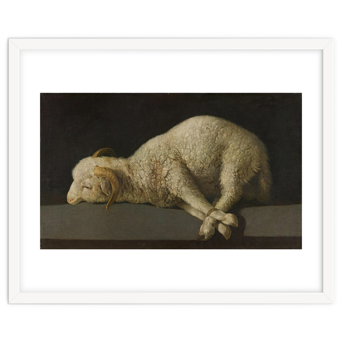 Francisco de Zurbarán / 'Agnus Dei (The Lamb of God)', 1635-1640, Spanish School.