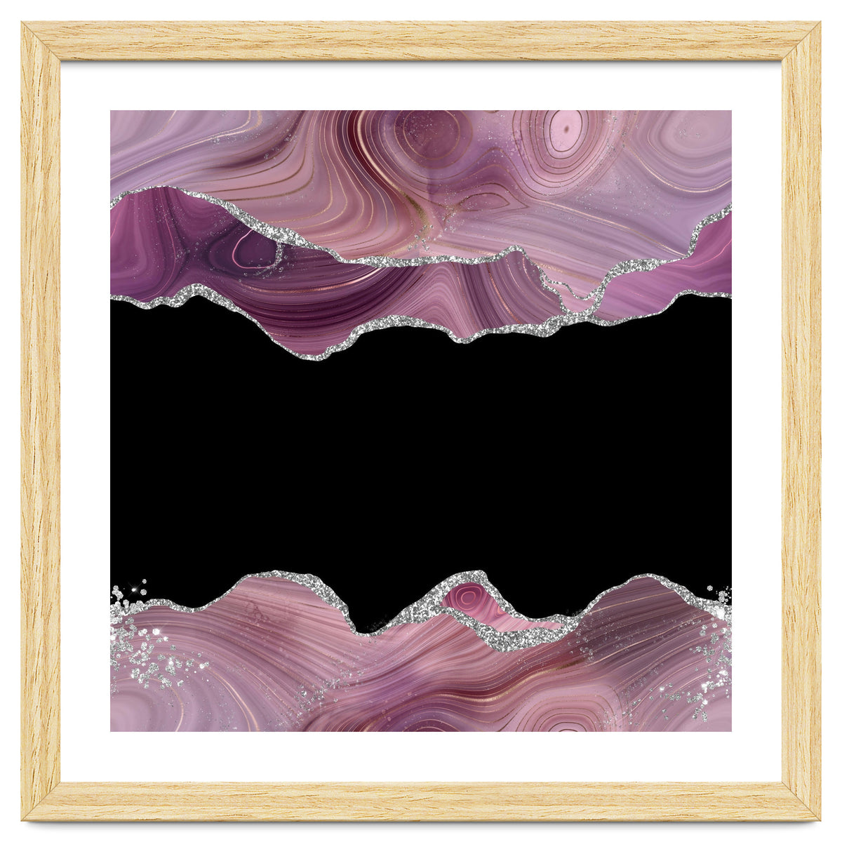 Mauve & Silver Agate Texture 03
