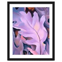 Georgia O’Keeffe – Purple Leaves (1922) | Elegant Botanical Modernist Composition in Rich Violet Tones