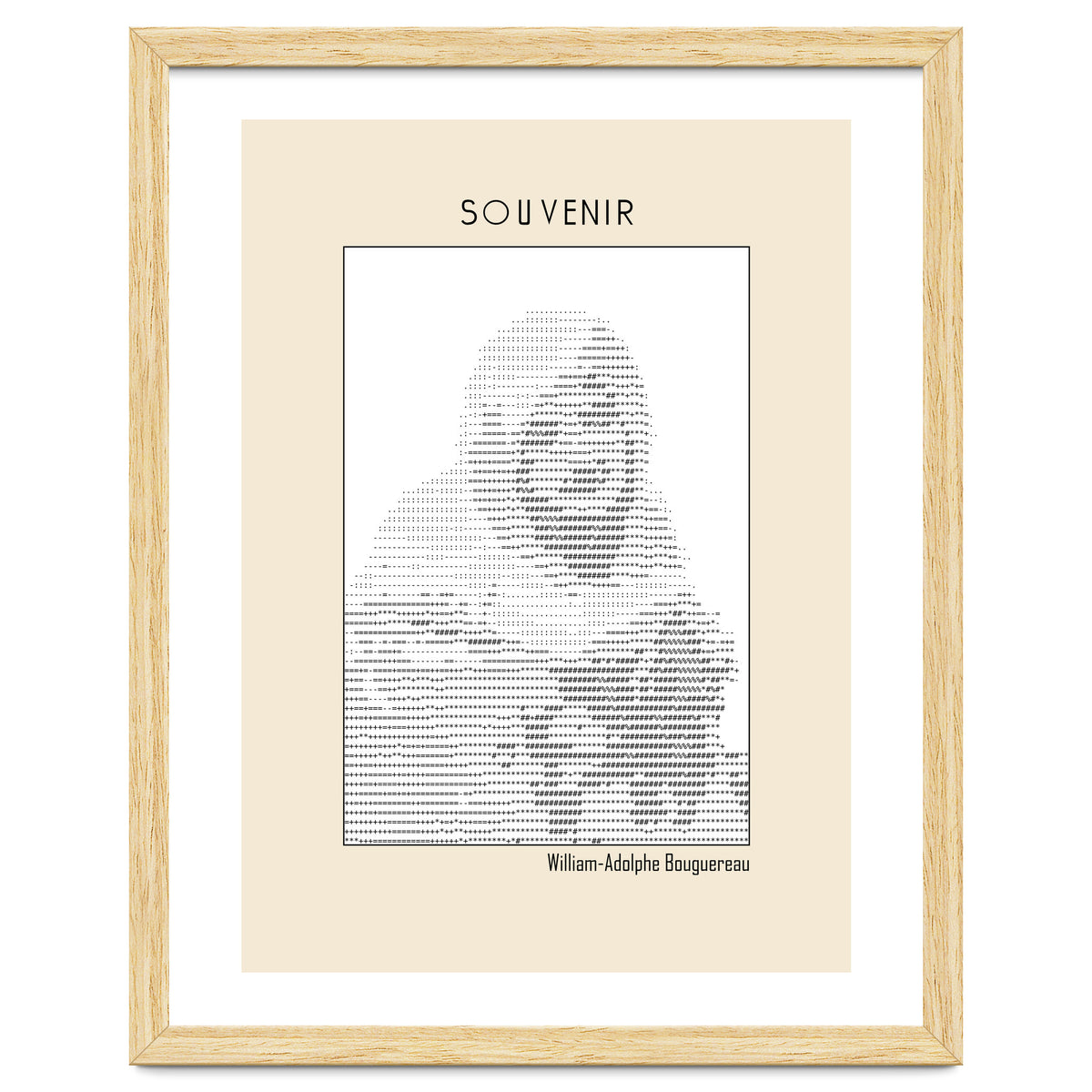 Souvenir – William Adolphe Bouguereau (1894) – Ascii Art