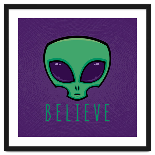 Believe Alien Head