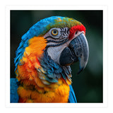 Close Up Of A Colorful Macaw Parrot (Print Only) thumbnail