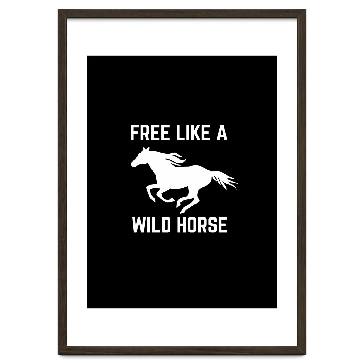 Free like a wild horse