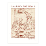 Sharing The News – Eugene De Blaas (Print Only) thumbnail