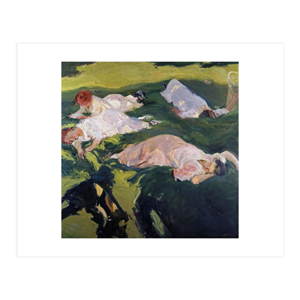 The Siesta - 1912 - 200x201 cm - oil on canvas. (Print Only)