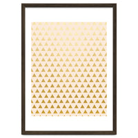 Blush + Gold Triangles #society6 #decor #buyart