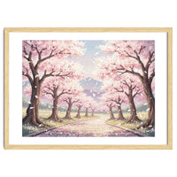 Sakura Path: Serene Cherry Blossom Avenue