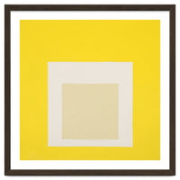 JOSEF ALBERS - HOMAGE TO THE SQUARE YELLOW WHITE