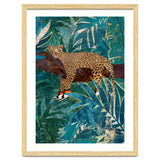 Leopard wearing shoes in the jungle thumbnail