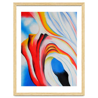Georgia O’Keeffe – Music, Pink and Blue (1918) | Abstract Modernist Harmony of Color and Emotion