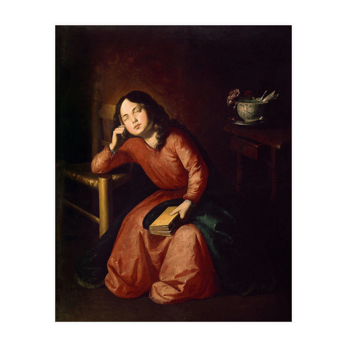 Child Madonna Asleep. La Virgen niña dormida. 1664. Jerez de la Frontera collegiate church. (Print Only)