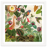Exotic Lush Jungle And Wild Animals Landscape thumbnail