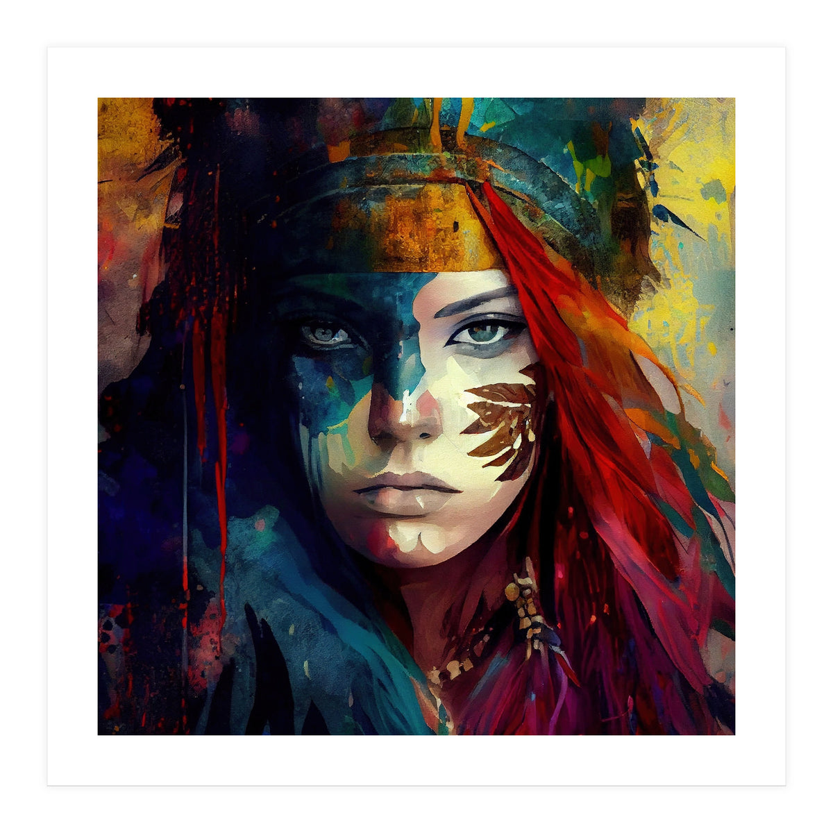 Powerful Warrior Woman #10 (Print Only)