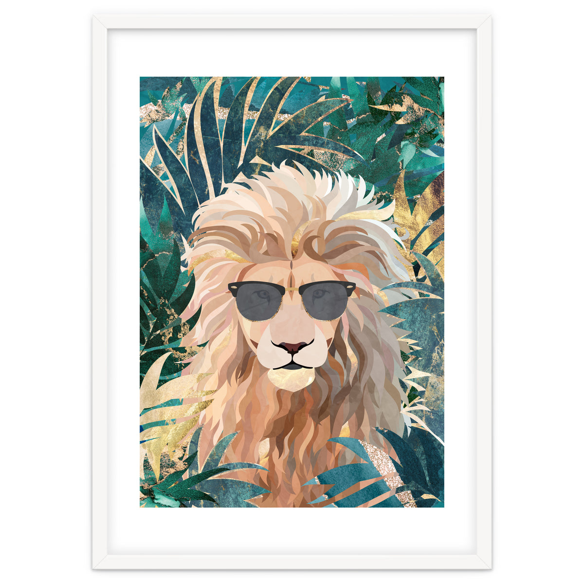 Lion Jungle wearing sunglasses