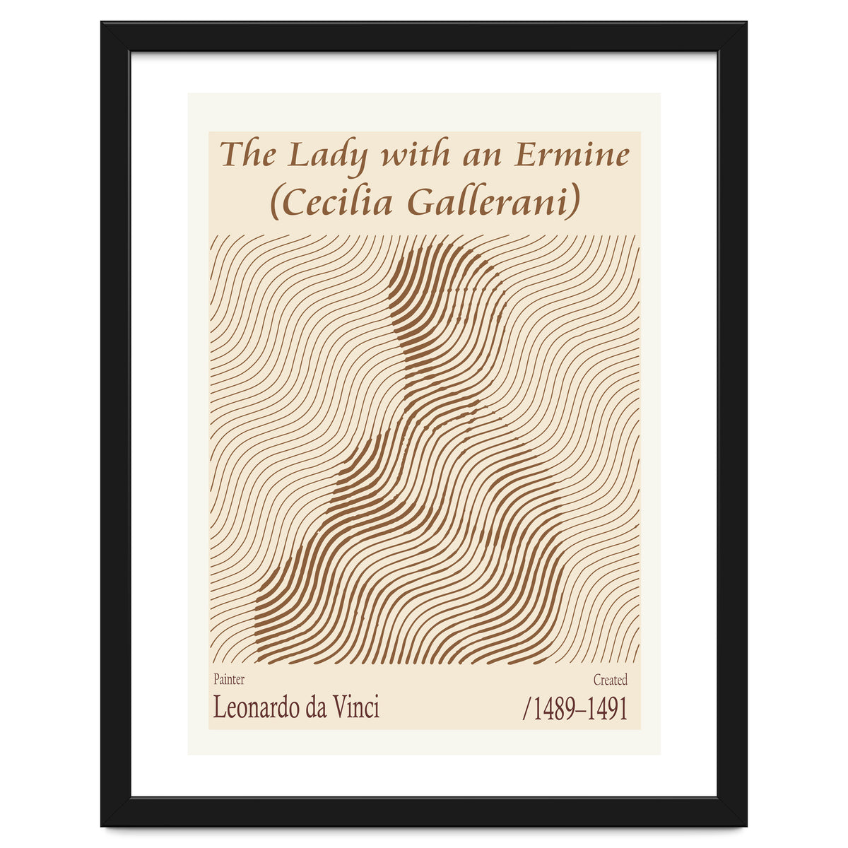 The Lady With An Ermine (cecilia Gallerani) – Leonardo Da Vinci (1489–1491)