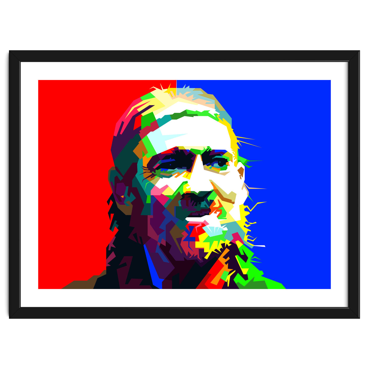 Willie Nelson Pop Art WPAP