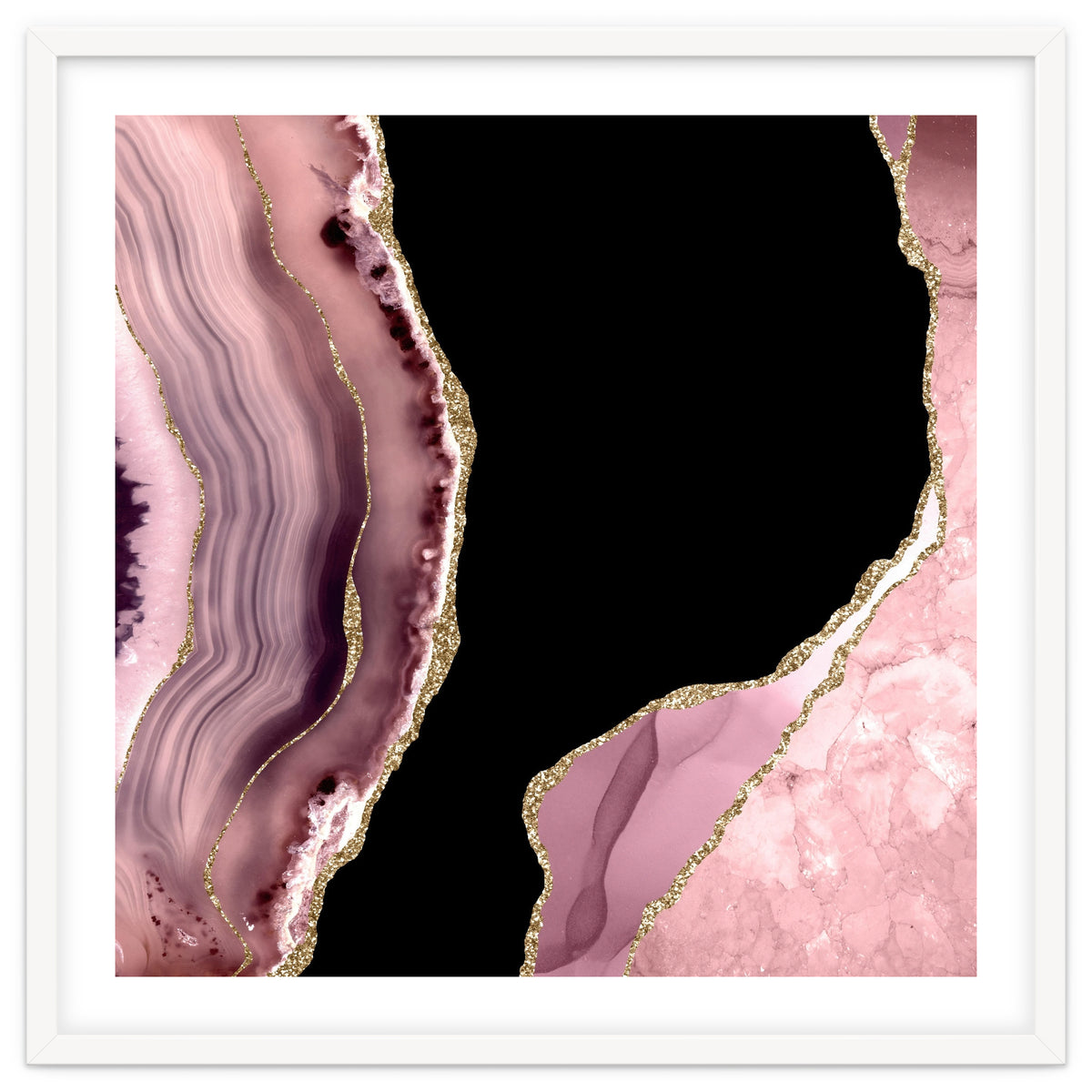Blush & Gold Agate Texture 01