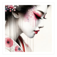 Petal Drift Modern Geisha (Print Only)