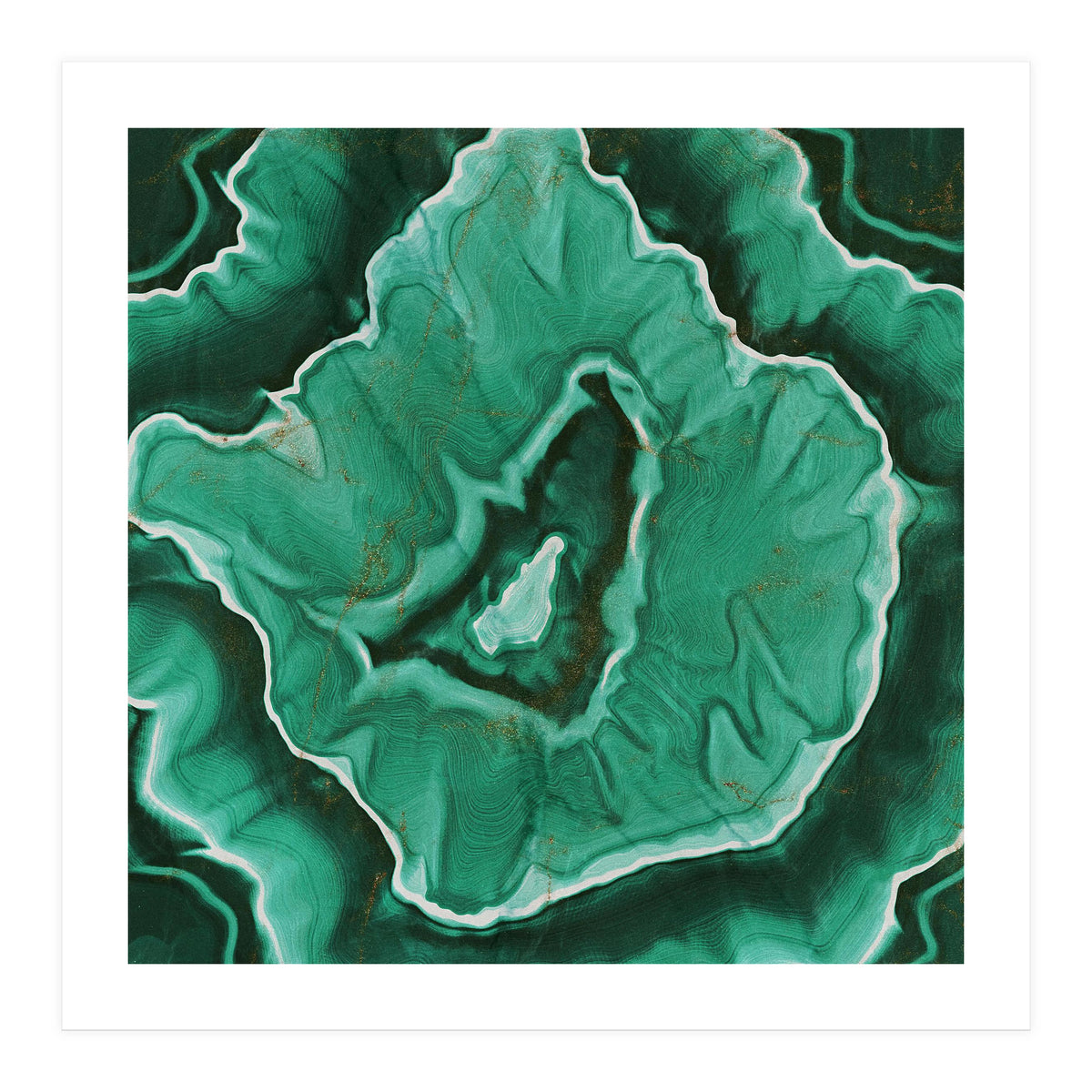 Malachite Texture 02 (Print Only)