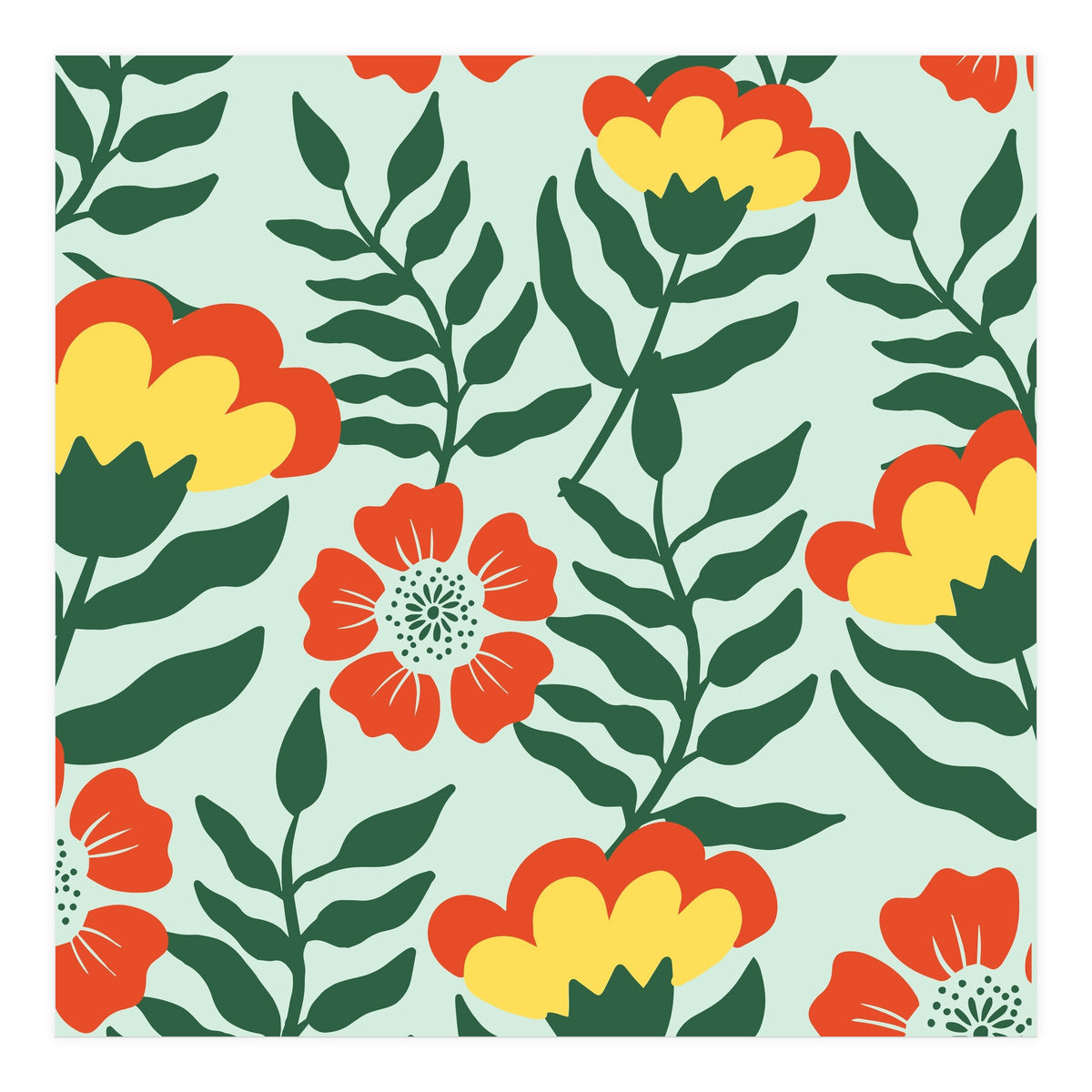 Every flower blooms in it's own time 🌸 (Print Only)