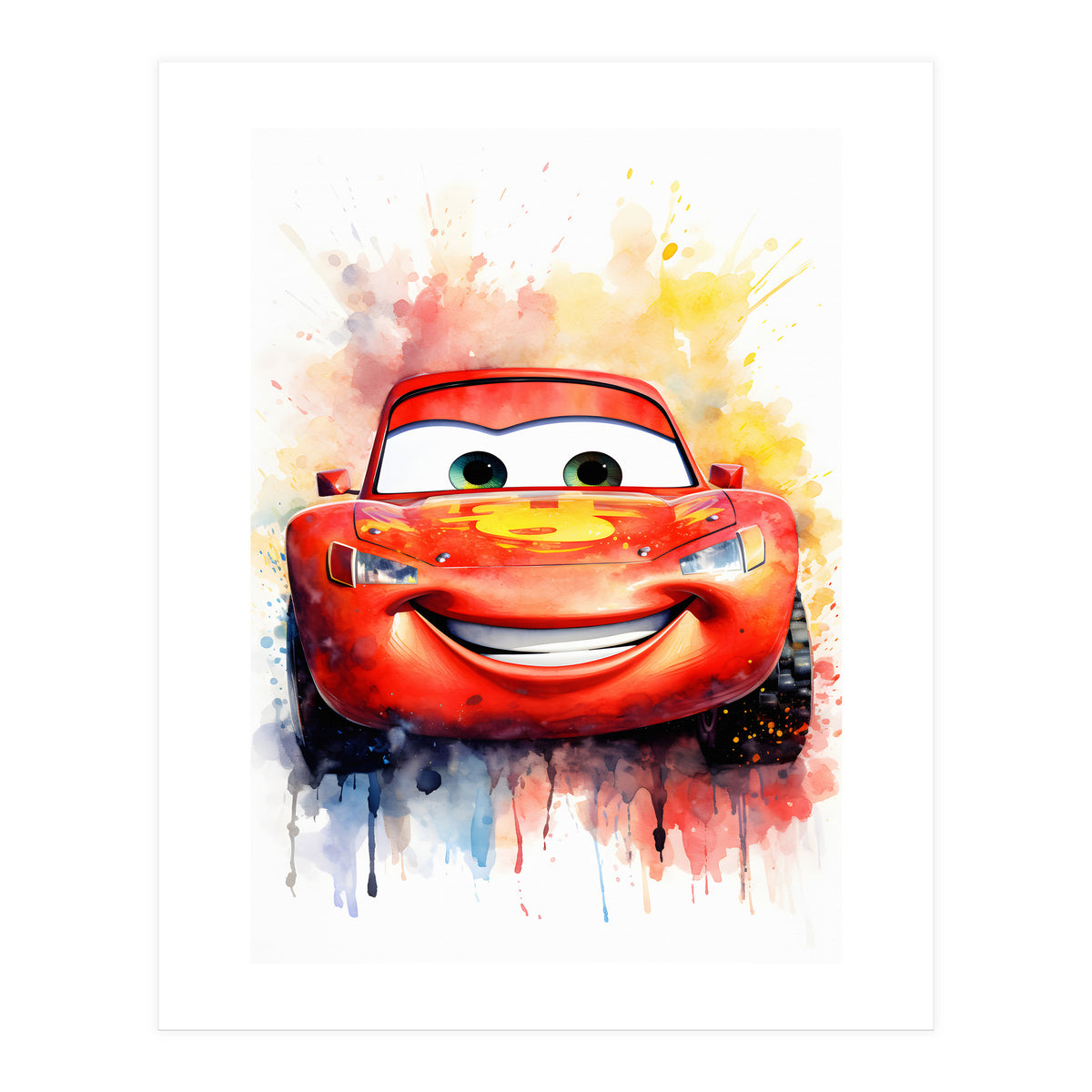 Car Mcqueen (Print Only)