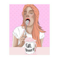 Girl Dinner (Print Only)