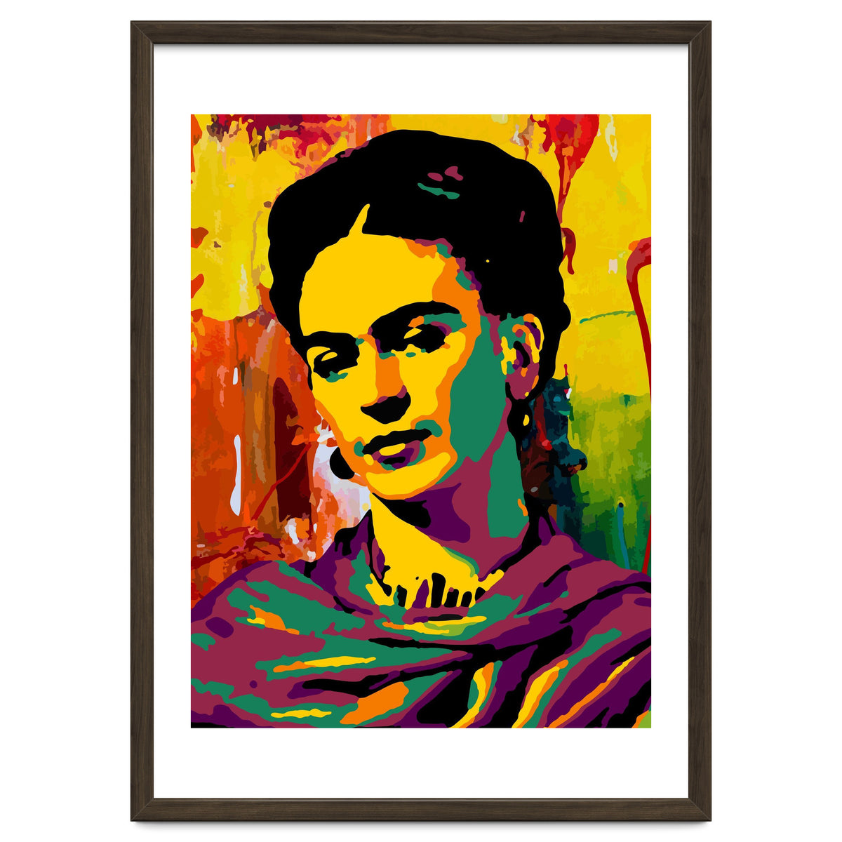 Frida Kahlo Abstract 3