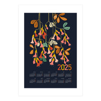 Calendar 2025 fuchsia flower (Print Only)