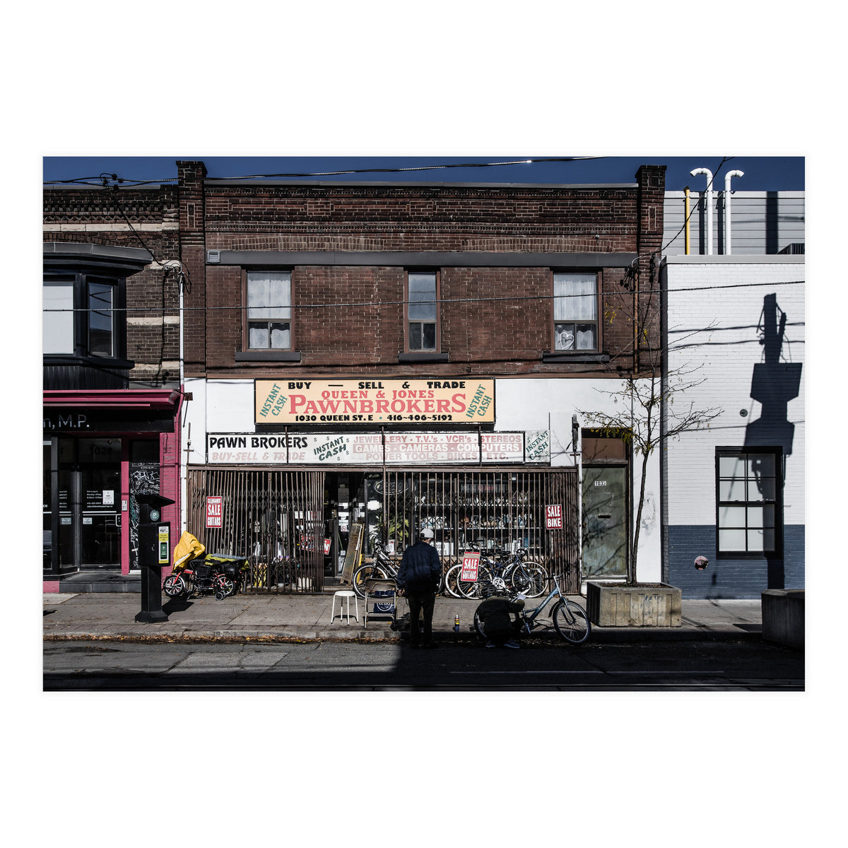 No 1030 Queen St E 2 Color Version (Print Only)