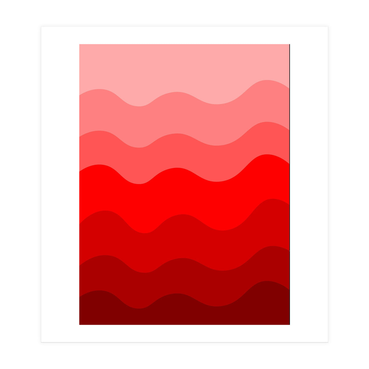 Red gradient design  (Print Only)