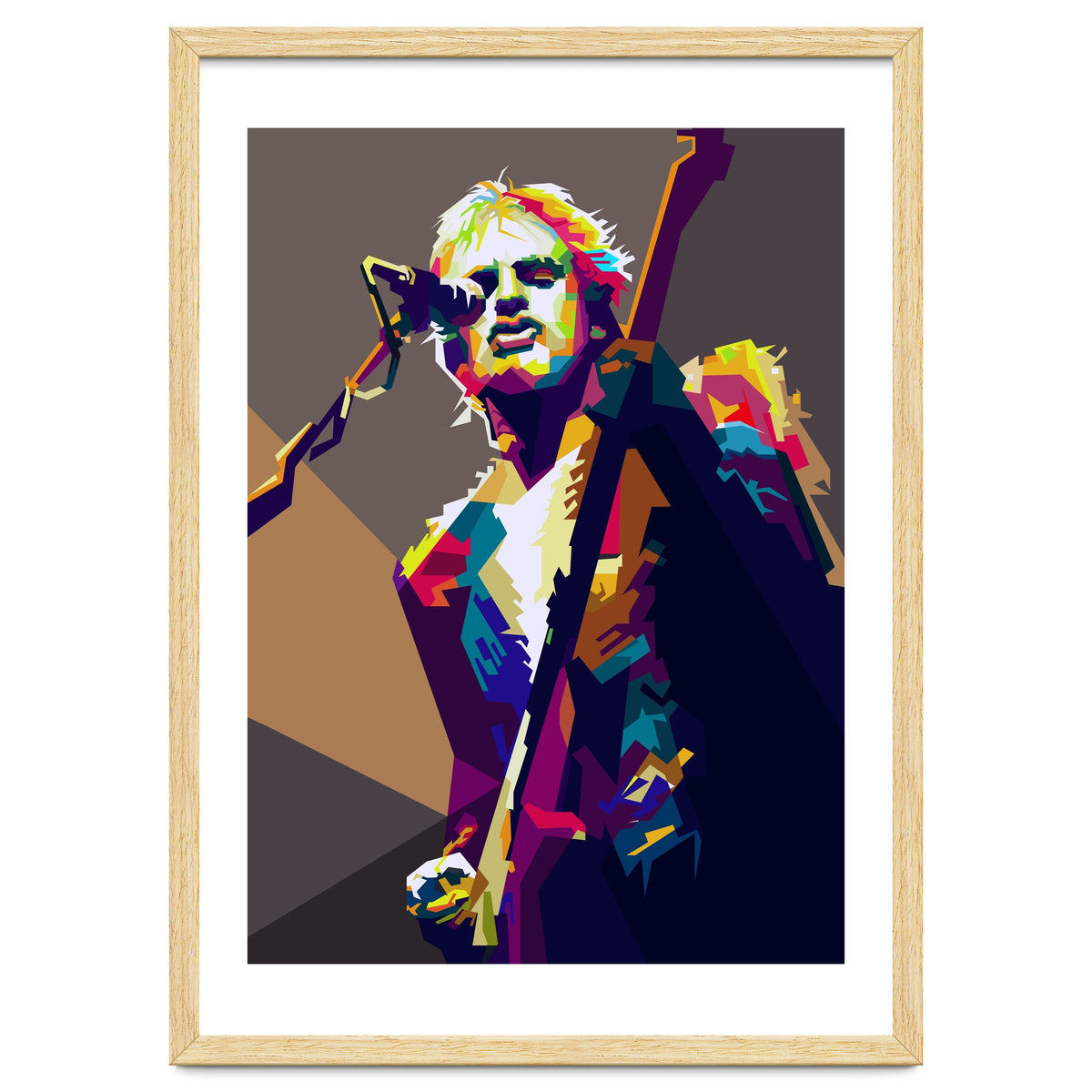 Sting The Police Pop Art WPAP