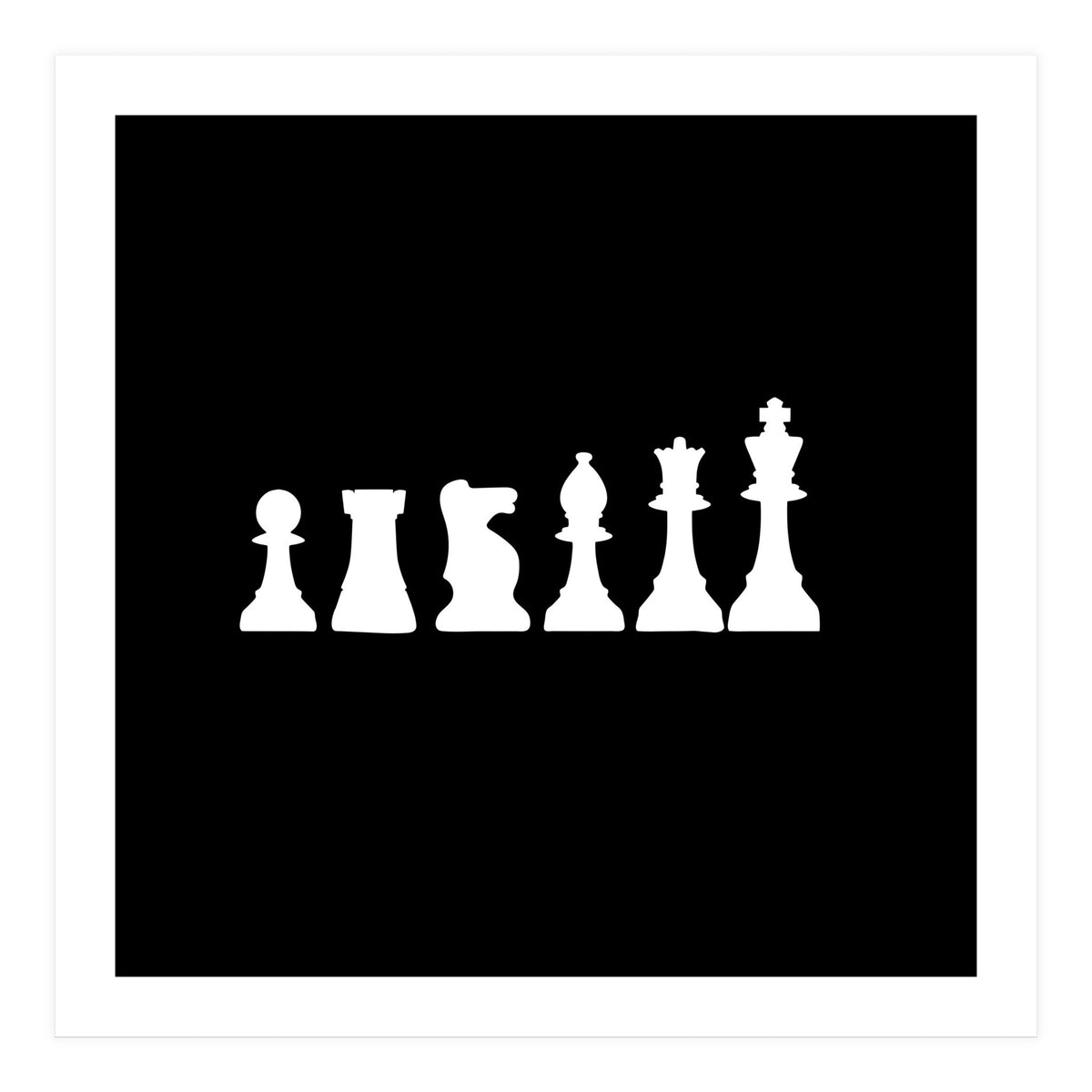 Chess Game Pieces (Print Only)