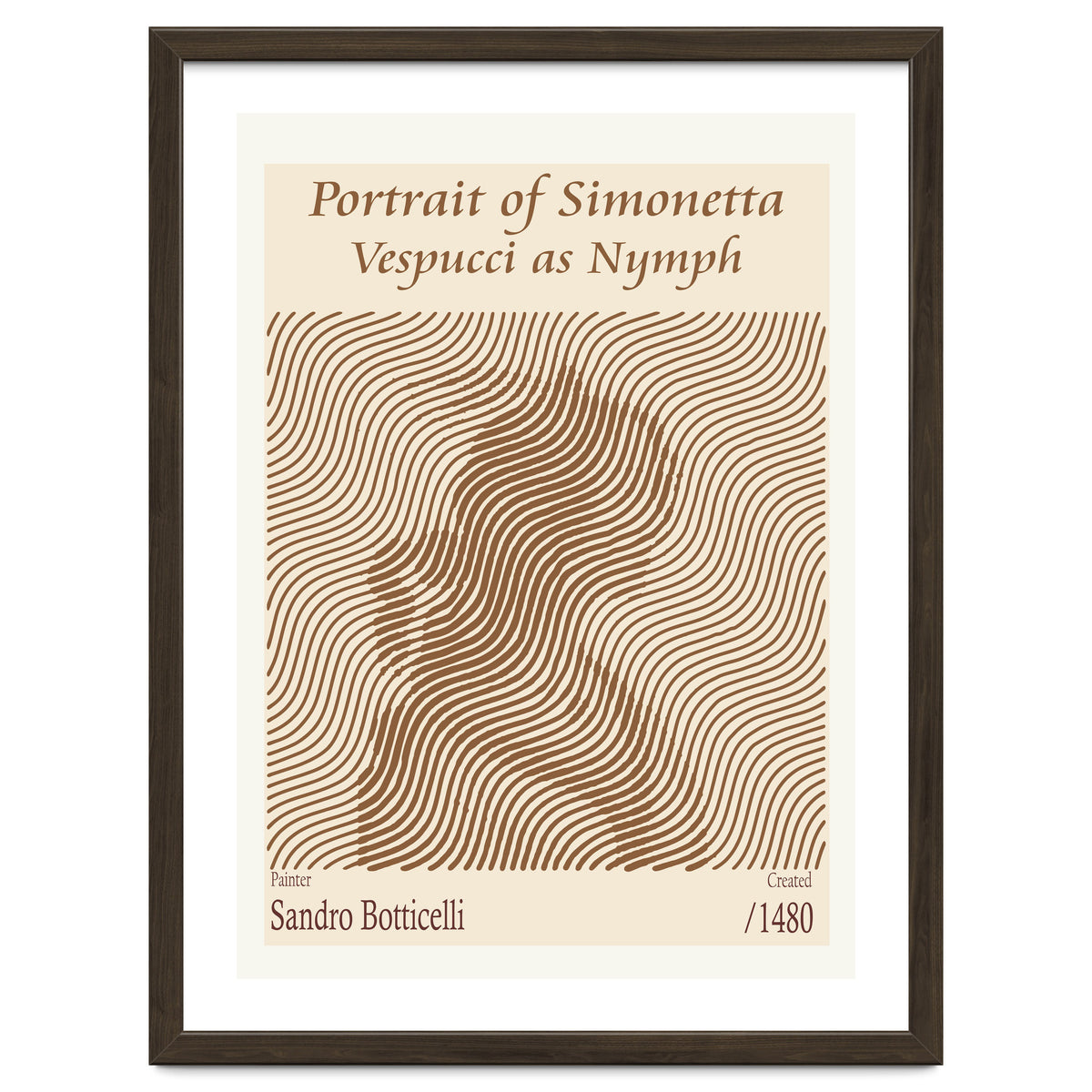 Portrait Of Simonetta Vespucci As Nymph – Sandro Botticelli (1480)