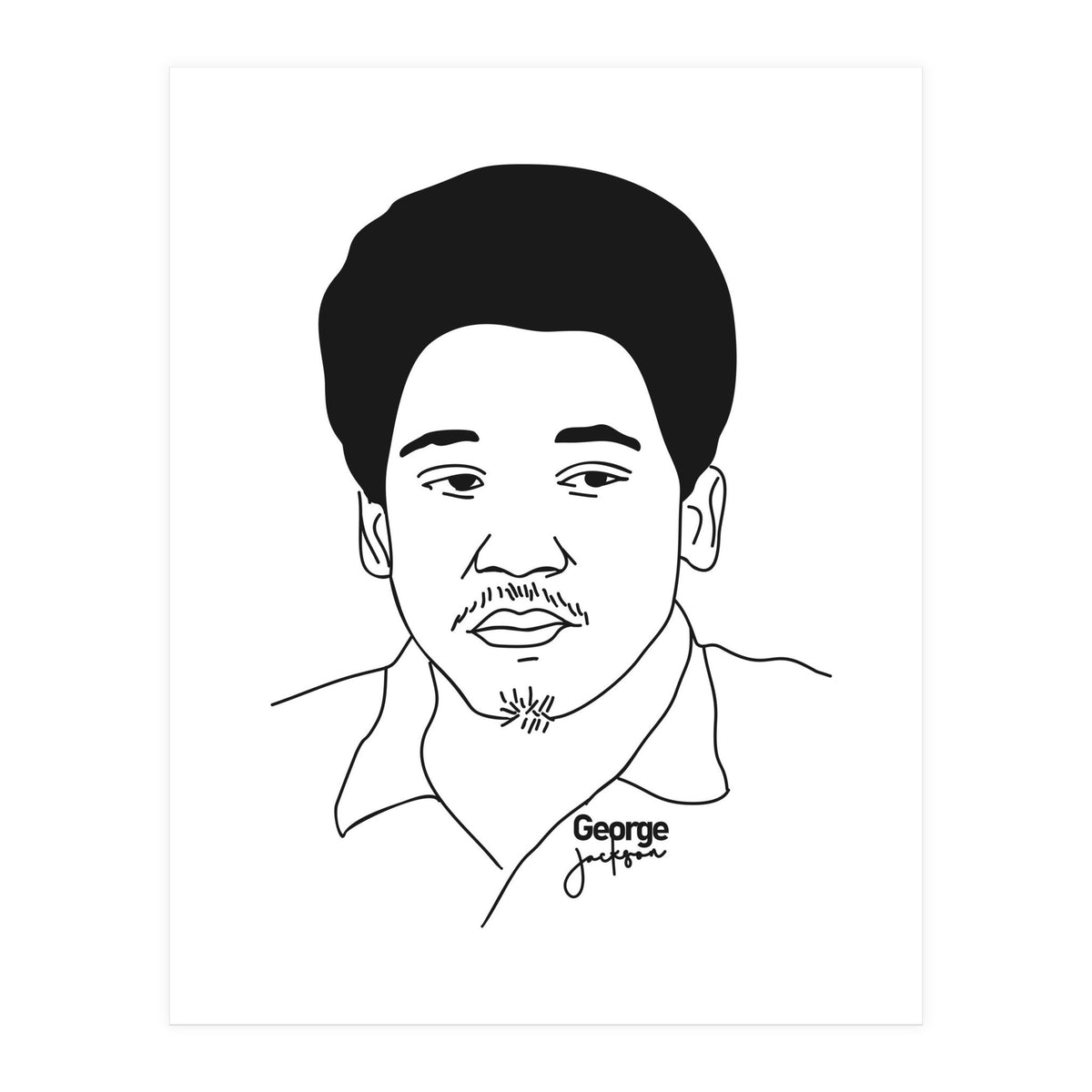 George Jackson Activist (Print Only)