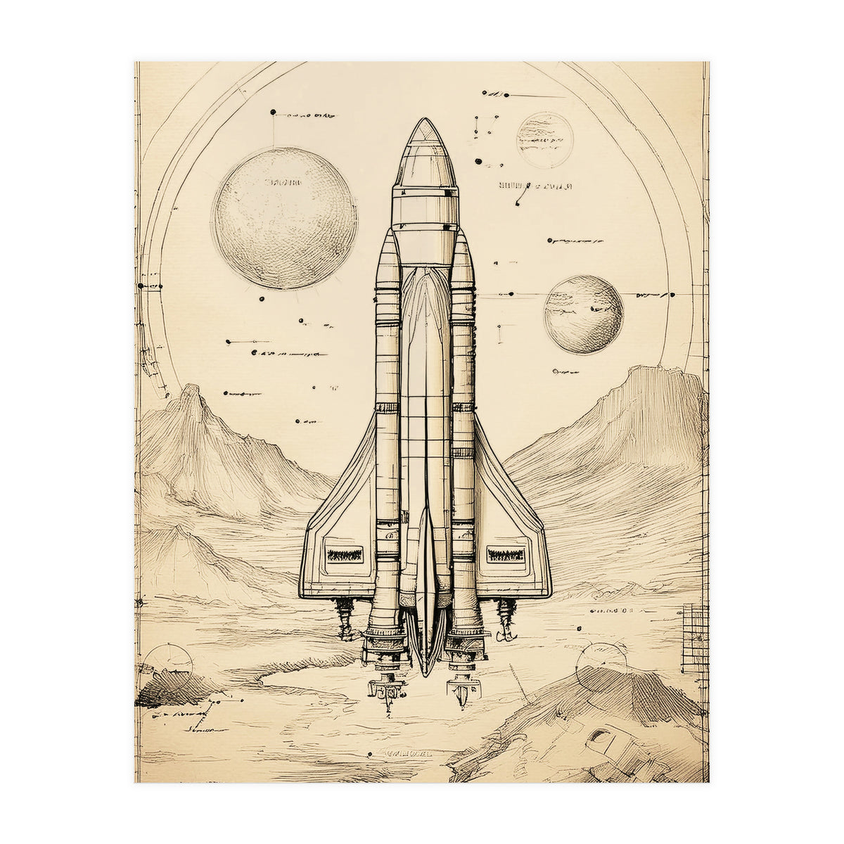 Back To The Moon 015 (Print Only)