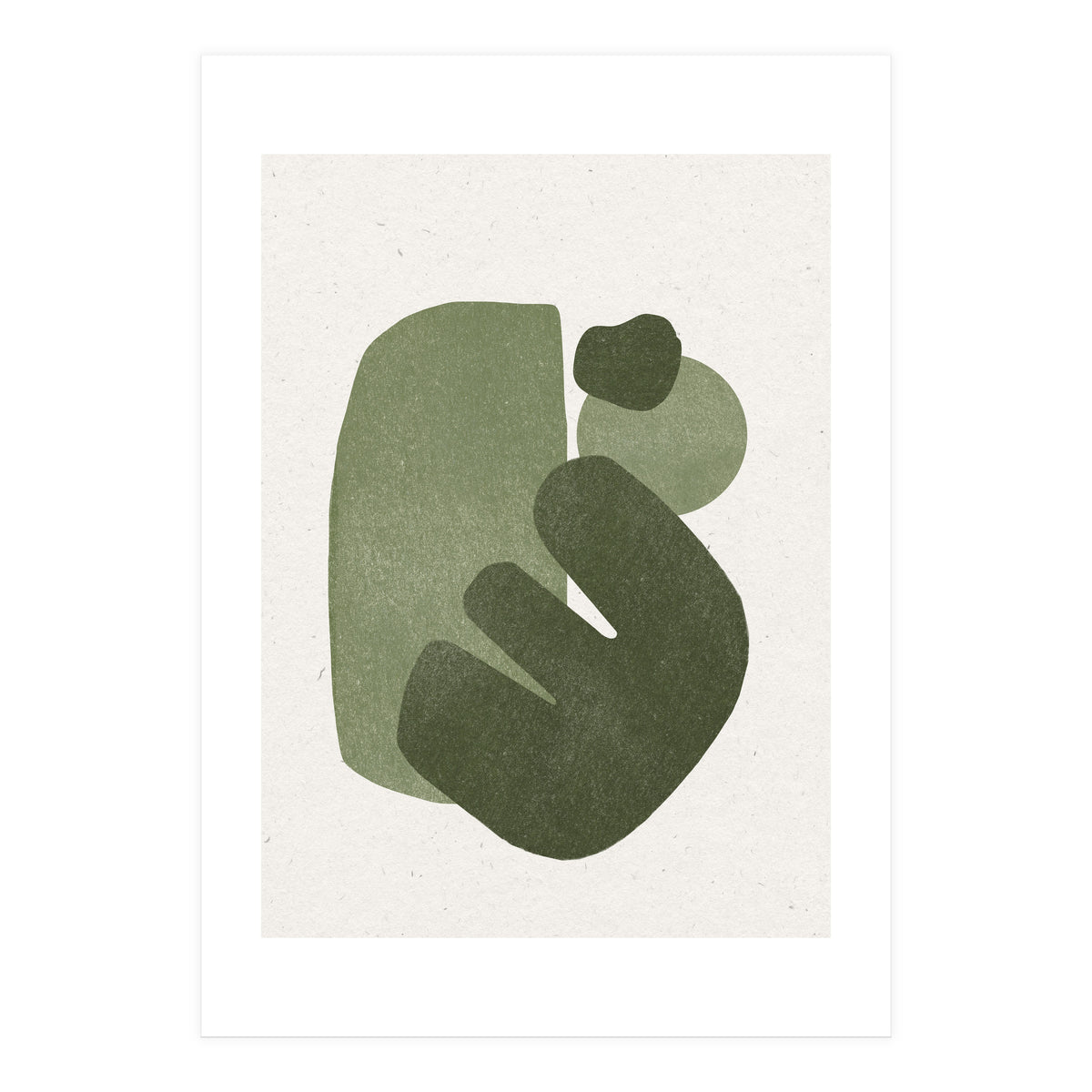 GREEN SHAPES NO.1 (Print Only)