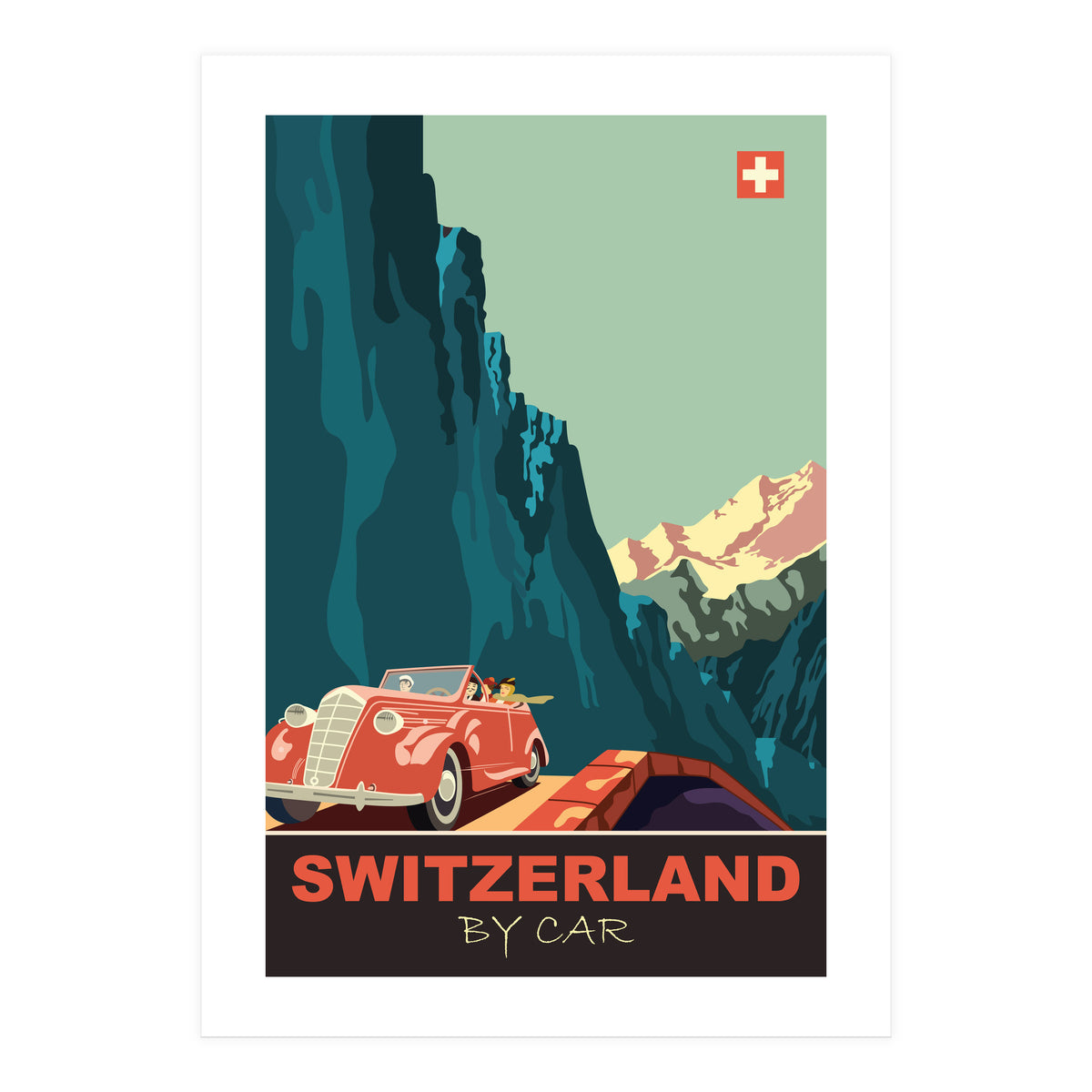 Switzerland By Car (Print Only)