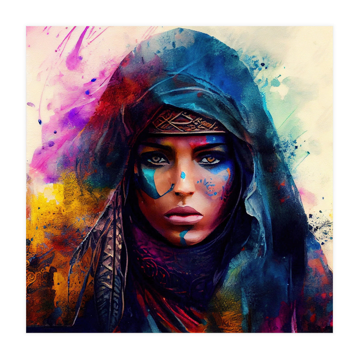 Powerful Tuareg Woman #1 (Print Only)