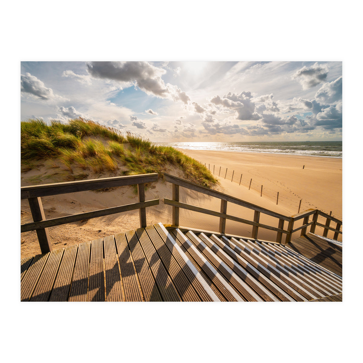 A day at the Dutch beach (Print Only)