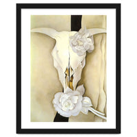 Georgia O’Keeffe – Cow’s Skull with Calico Roses (1931) | Iconic Southwestern Still Life with Desert Symbolism