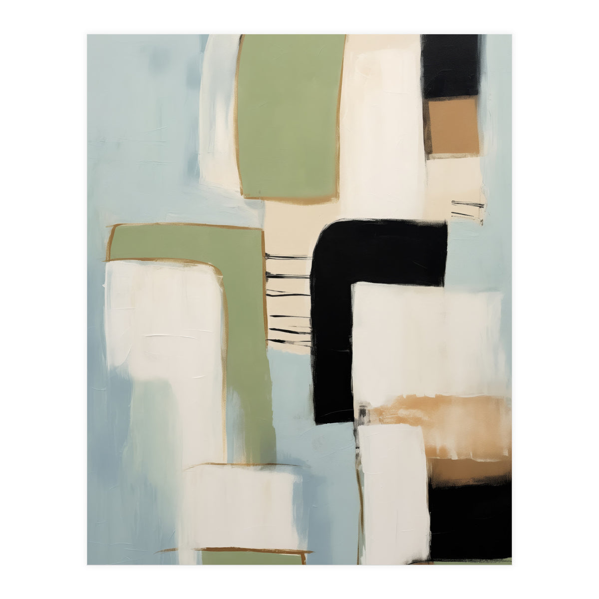 Modern Block Study 1 (Print Only)