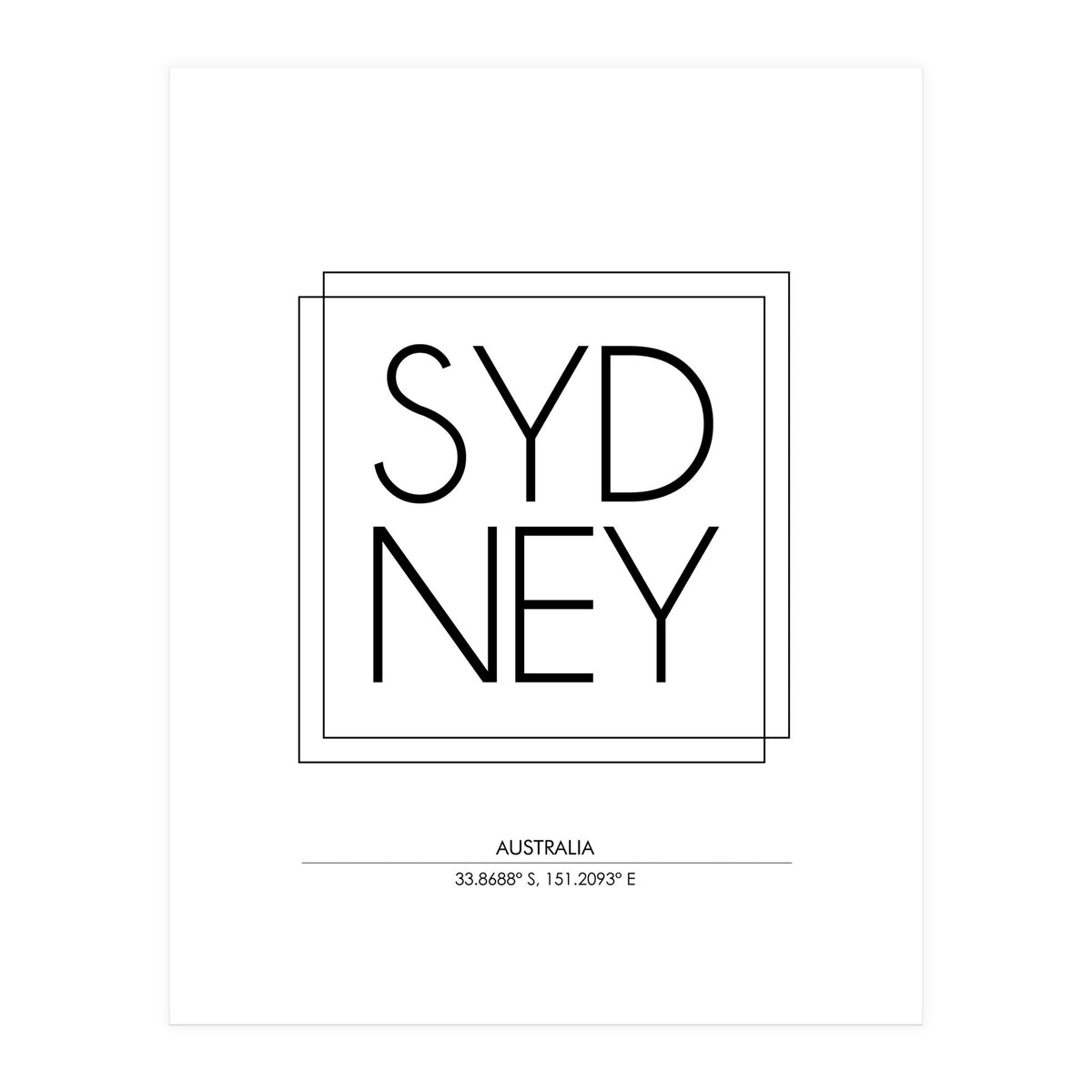 Sydney (Print Only)