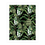 Banano Leaves Dark Jungle (Print Only) thumbnail