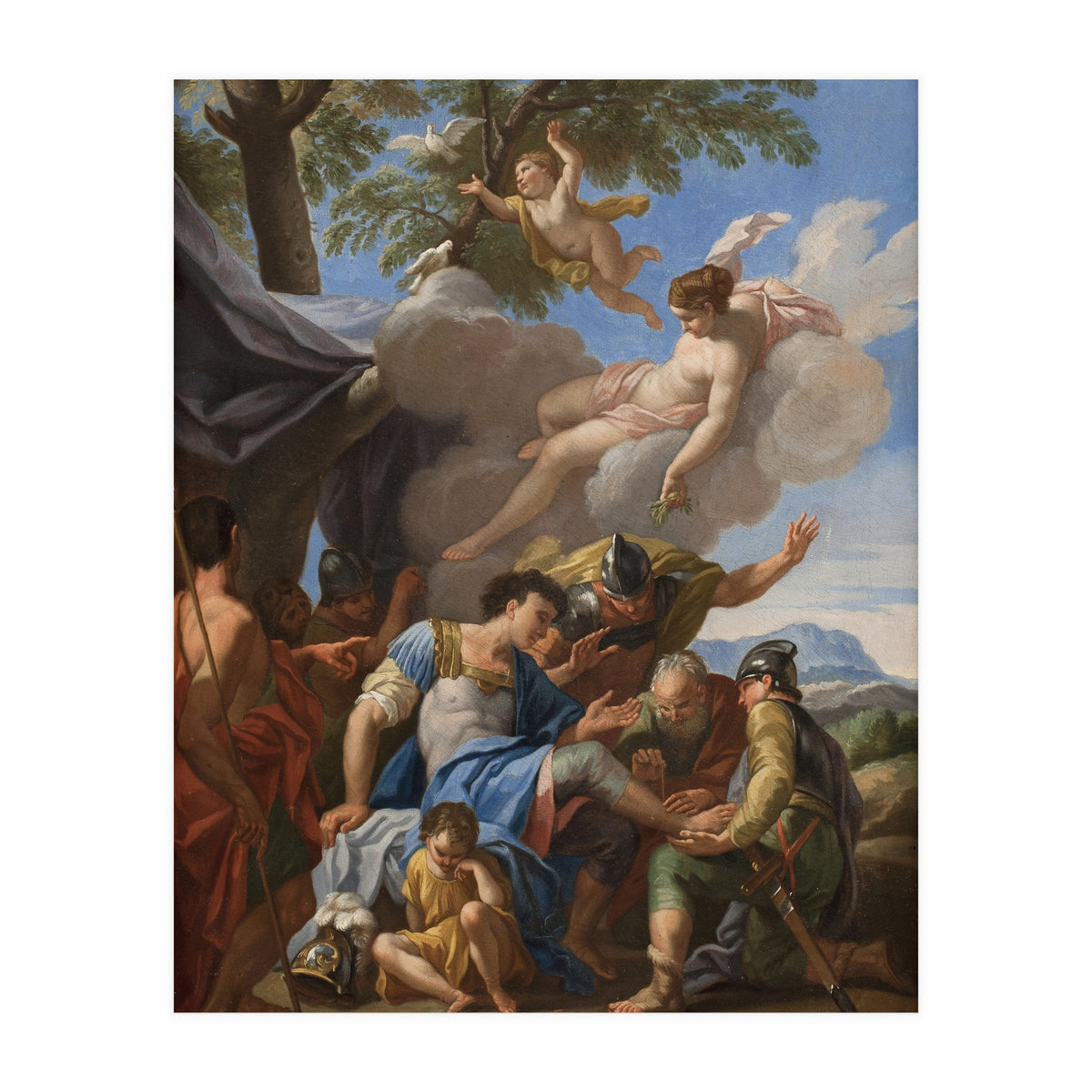 Hendrik Krock – Venus Brings Healing Herbs to the Wounded Aeneas (Print Only)