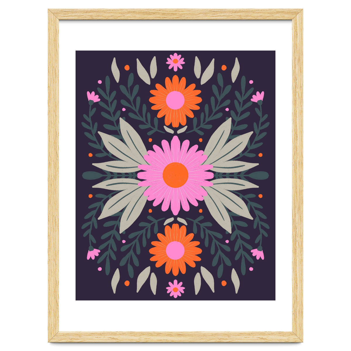 Pink And Orange Flowers