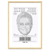 Receipt Art Elton John