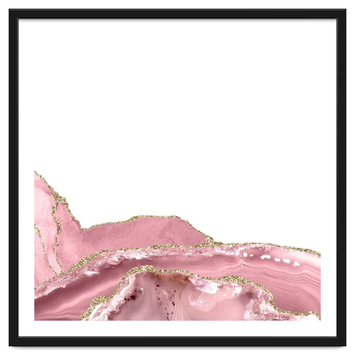 Blush & Gold Agate Texture 08