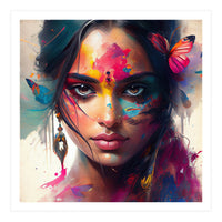 Festival Glow Hindu Portrait (Print Only)