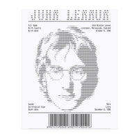 Receipt Art John Lennon (Print Only)