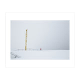 Construction Crane in the Winter Seascape (Print Only) thumbnail